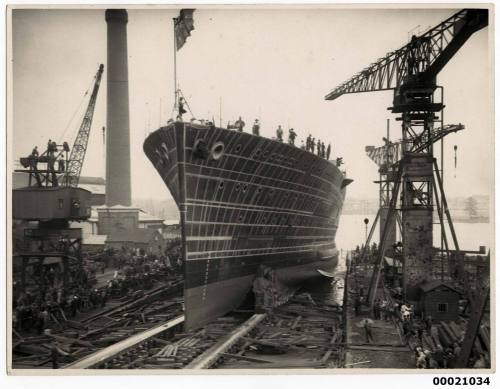 HMAS ALBATROSS at Cockatoo dock