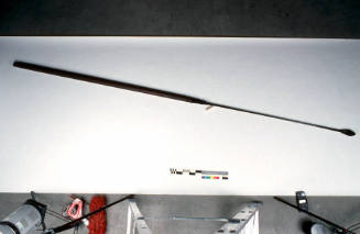 Whaling lance inscribed 'W WEBB'