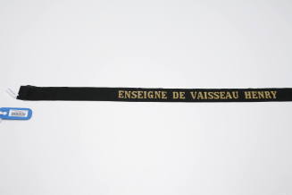 Cap tally from French ship ENSEIGNE DE VAISSEAU HENRY