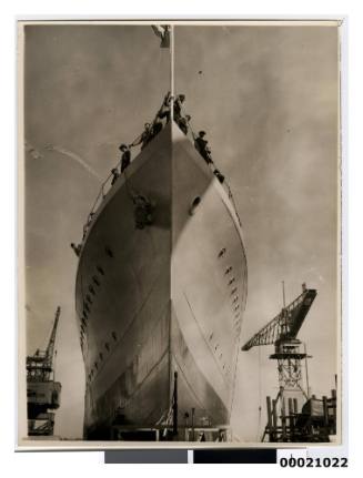 Launching of HMAS PARRAMATTA (II)