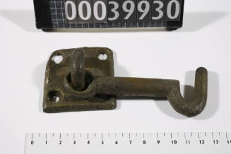 Hook recovered from the wreck of the DUNBAR