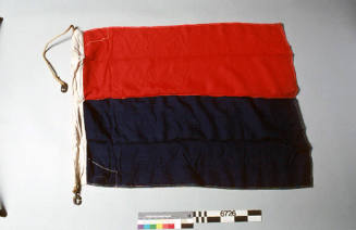 Signal flag from the tug ILUKA, E