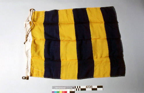 Signal flag from the tug ILUKA, G