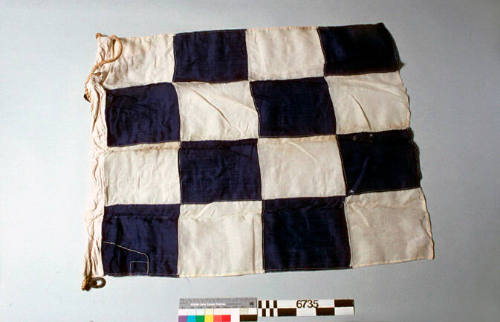 Signal flag from the tug ILUKA, N