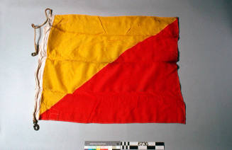 Signal flag from the tug ILUKA, O