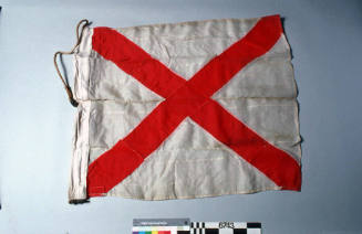 Signal flag from the tug ILUKA , V