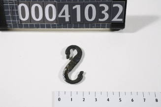 S-shaped belt Hook recovered from the wreck of the DUNBAR