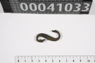 S-shaped belt Hook recovered from the wreck of the DUNBAR