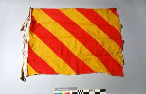 Signal flag from the tug ILUKA, Y
