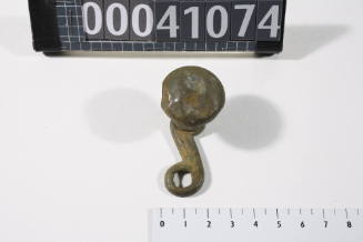 Metal door knob and  ornament