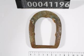 Metal horse harness Buckle recovered from the wreck of the DUNBAR