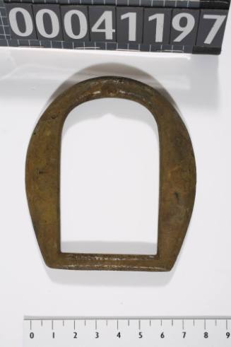 Metal horse harness Buckle recovered from the wreck of the DUNBAR