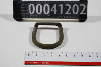 Metal horse harness Buckle recovered from the wreck of the DUNBAR