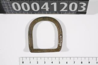 Metal horse harness Buckle recovered from the wreck of the DUNBAR