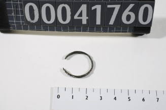 Ring like metal fitting recovered from the wreck of the DUNBAR