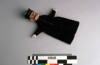 Policeman puppet from a 'Punch and Judy' puppet set