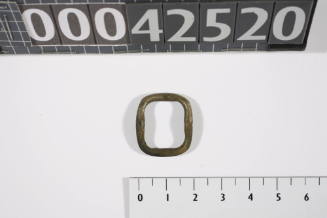 Metal Buckle recovered from the wreck of the DUNBAR