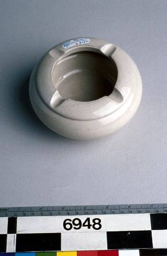O.S.N. Co. [Orient Steam Navigation Company] white ceramic ashtray