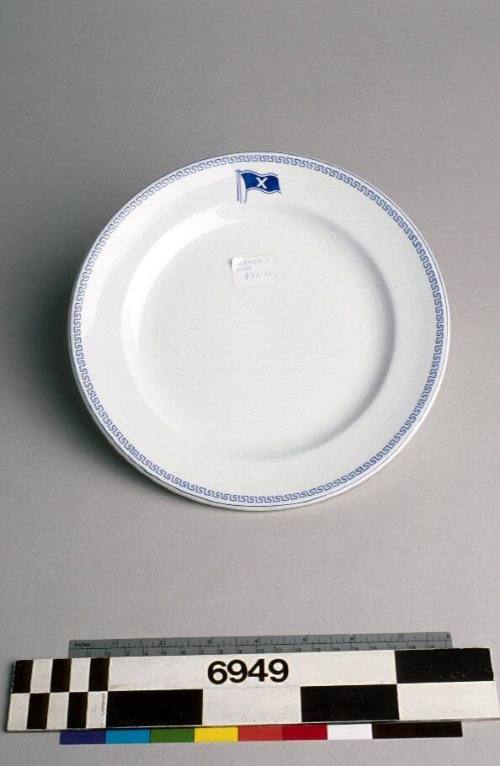 Chandris Lines dinner plate