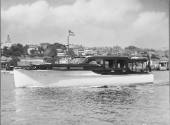 DOLPHIN on Sydney Harbour about 1934. Photographer unknown ANMM Collection Halvorsen Boats phot…