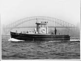 VIXEN on Sydney Harbour about 1938. Photographer unknown ANMM Collection Halvorsen Boats photog…