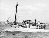 Mission boat on Sydney Harbour about 1948. Photographer unknown ANMM Collection Halvorsen Boats…