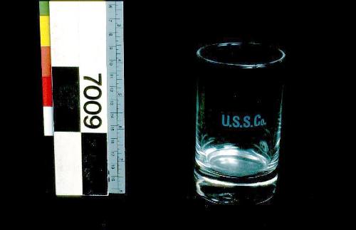 USS Co glass tumbler