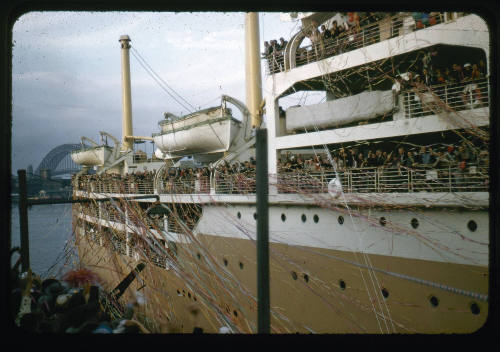 Departure of ORSOVA from Sydney Harbour