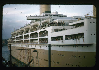 Departure of  ORSOVA from Sydney Harbour