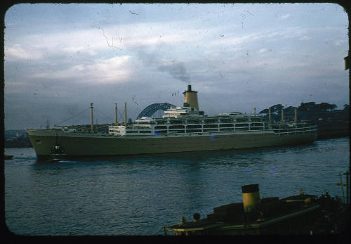 Departure of ORSOVA from Sydney Harbour