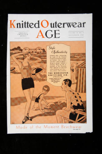 Front cover for Knitted Outerwear Age, volume 18, number 9, September 1931