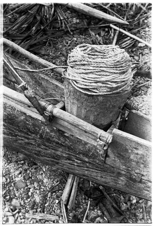 View of a coil of rope