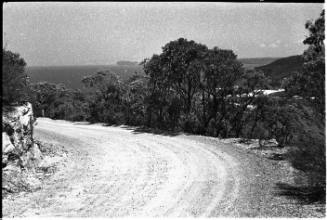 View of a dirt road at Killcare, New South Wales