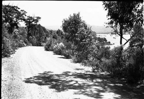 View of a dirt road at Killcare, New South Wales