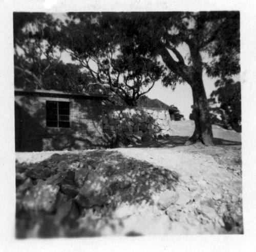 View of Oskar Speck's house at Killcare under construction  