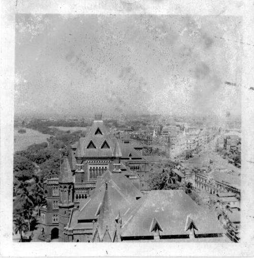 View across rooftops in Mumbai, India