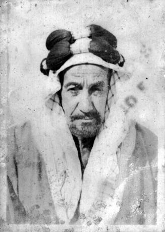 Portrait of Arab sheik