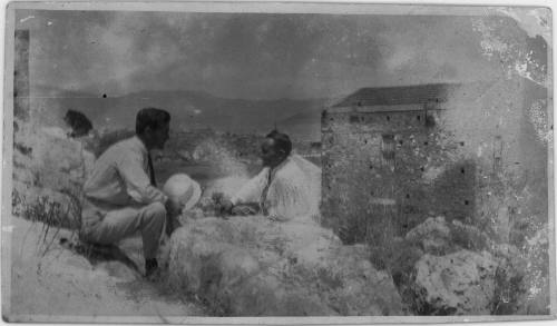 View of Oskar Speck's friends in Castelrosso