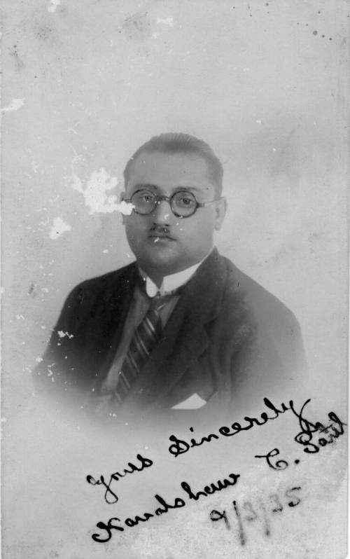 Portrait of Kanalshaw C. Patil