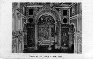 Postcard collected by Oskar Speck of Church of Bom Jesu, Goa