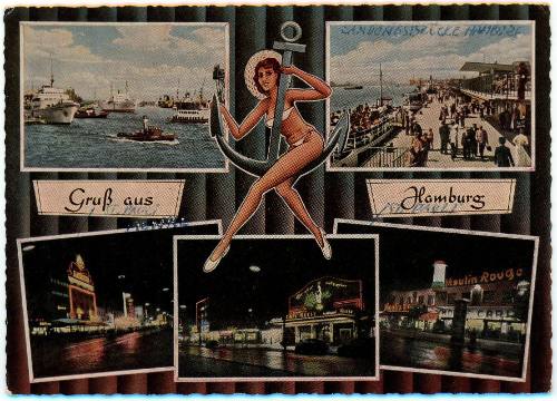 Postcard sent to Oskar Speck titled: Greetings from Hamburg