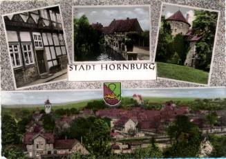Postcard from Oskar Speck titled: Stadt Hornburg