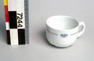 Mobil Oil Pty Ltd porcelain cup