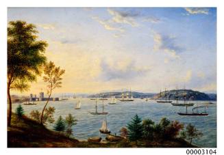 Sydney Harbour, 1856