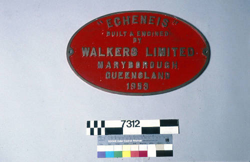 ECHENEIS built & engined by Walkers Limited, Maryborough, Queensland, 1953