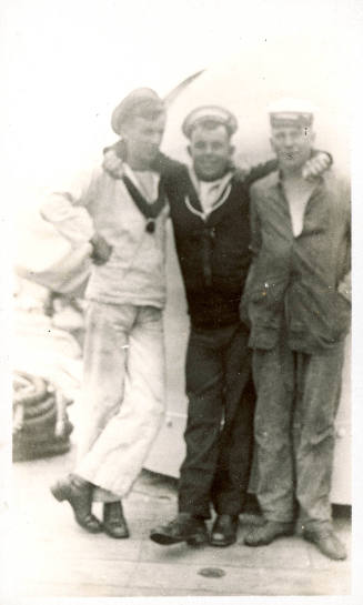 John Berchmans Kiley and two other RAN sailors