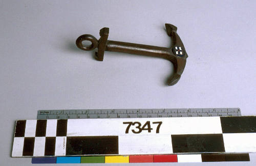 TSMV MANOORA, Adelaide Steamship Company Limited, miniature anchor