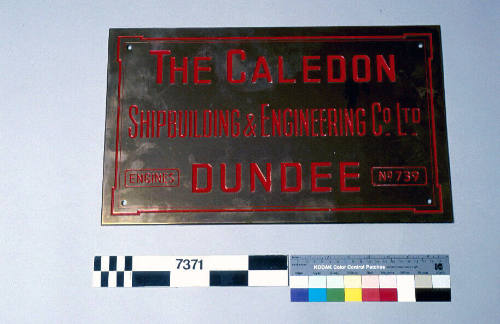 The Caledon, Shipbuilding & Engineering Co. Ltd, Dundee, No. 739