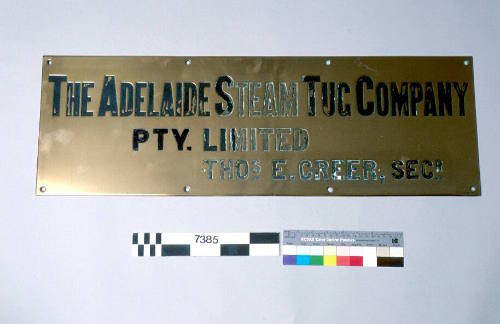 The Adelaide Steam Tug Company Pty Limited - Thomas Edward Creer, Secretary