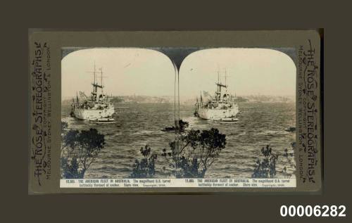 American fleet in Australia, US VERMONT at anchor